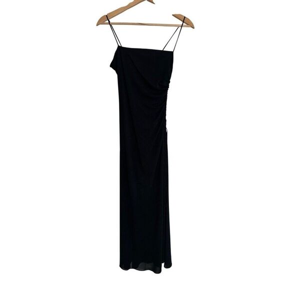 VTG Laundry by Shelli Segal Black Maxi Dress Women's Size 6 Vamp Whimsigoth - Picture 1 of 7